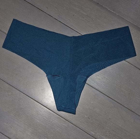 Victoria's Secret Teal Green No-Show Thong Panty Size Medium - Picture 4 of 8